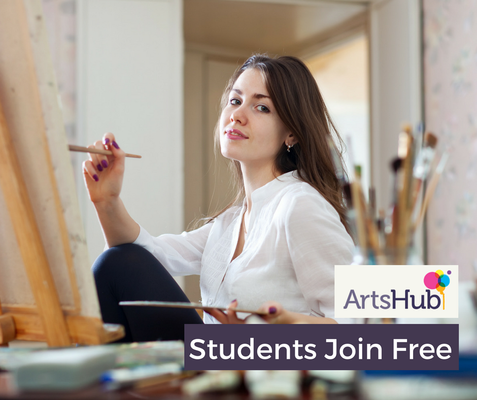 Free student membership to Artshub