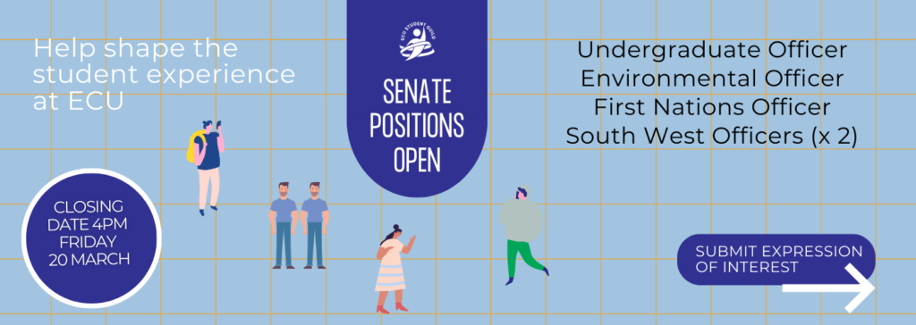 Join the ECU Student Guild Senate – EOIs Now Open